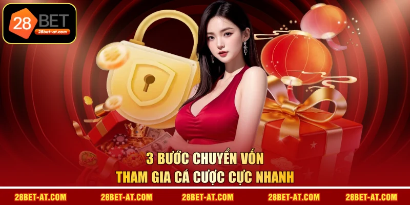 3 bước chuyển vốn tham gia cá cược cực nhanh
