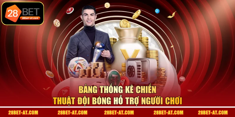 Bảng thống kê chiến thuật đội bóng hỗ trợ người chơi