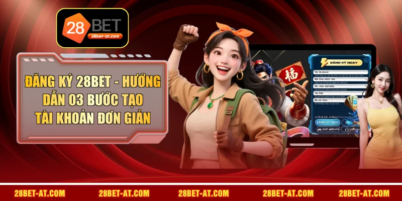 Đăng Ký 28BET - Hướng Dẫn 03 Bước Tạo Tài Khoản Đơn Giản