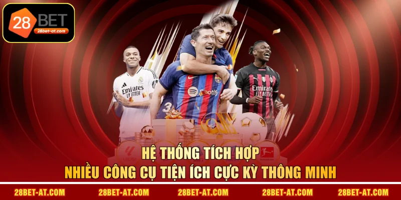 Hệ thống tích hợp nhiều công cụ tiện ích cực kỳ thông minh